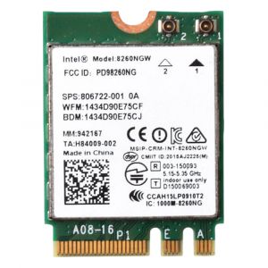 806722-001 HP Dual-Band Wireless-AC 802.11ac 2x2 MIMO Bluetooth Adapter