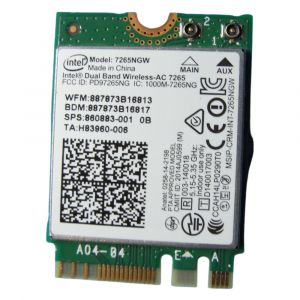 860883-001 HP Dual Band AC 7265NV WiFi Bluetooth Adapter PCIe 802.11ac Dual-Band