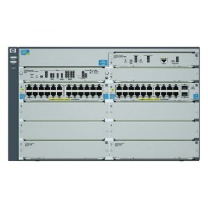 J9638AR HP E8206-44G-PoE+ 44-Port Gigabit PoE+ Switch with 6 SFP+ Uplinks