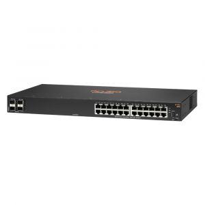 R8N87-61201 HPE Aruba CX 6000 24-Port 10/100/1000 Class4 PoE & 4-Port 1GbE SFP Managed Switch (370W PoE)