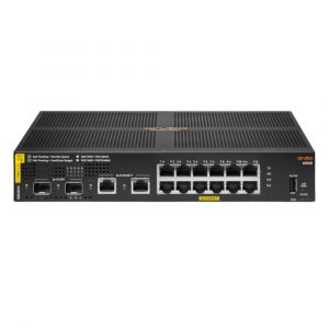 R8N89B HPE Aruba Networking CX 6000 12-Port Gigabit Class 4 PoE 2-Port 1GbE SFP Managed Switch