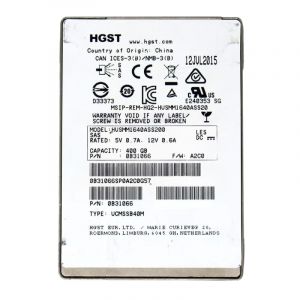 WD HUSMM1640ASS200 Ultrastar SSD1600MM 400gb SAS 12Gb/s 2.5" Ssd