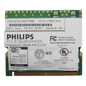 39T0071 IBM 802.11a/b/g Mini-PCI Wireless Adapter for ThinkPad Laptops
