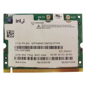 93P3485 IBM Intel PRO/Wireless 2200BG 802.11b/g Mini PCI Adapter