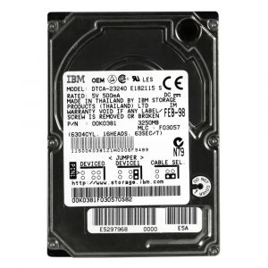 DTCA-23240 IBM 3.2GB 4000RPM IDE Ultra ATA/33 (ATA-4) 512KB 2.5" HDD