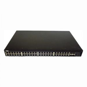 K3WXK Dell X1052 48-Ports 10/100/1000Base-T Layer 2 Managed Gigabit Ethernet Network Switch Rack-Mountable 1U with 4 x 10 Gigabit Ethernet SFP+ Ports