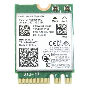 00JT480 Lenovo Wireless LAN Card High-Speed Wi-Fi for ThinkPad ThinkCentre
