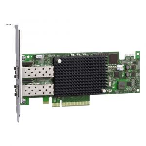 00JY809 Lenovo Emulex 16Gb Dual Port PCIe Fibre Channel Host Bus Adapter with SFP and Both Brackets