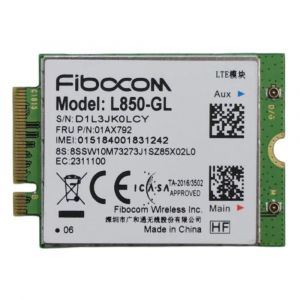 01AX792 Lenovo Fibocom L850-GL WWAN LTE Cat 9 Wireless Card for ThinkPad X1