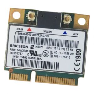 04W3786 Lenovo Ericsson H5321GW WWAN Module Mobile Broadband Card