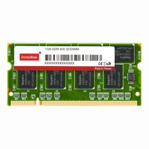 M1SF-1GSCVC03-J Innodisk 1GB PC3200 DDR-400MHz non-ECC Unbuffered CL3 200-Pin SoDimm Memory Module