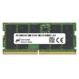 MTC20C2085S1TC56BR Micron 32GB DDR5-5600 PC5-44800 ECC CL46 262-Pin SO-DIMM Memory Module