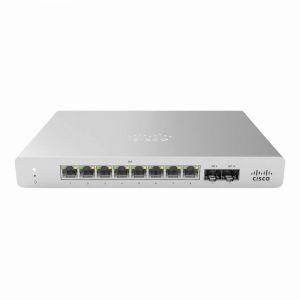 MS120-8FP-HW Cisco Meraki MS120-8FP 8 x RJ-45 Ports PoE+ 10/100/1000Base-T + 2 x SFP Uplink Ports Layer 2 Managed Rack-mountable Gigabit Ethernet Compact Switch