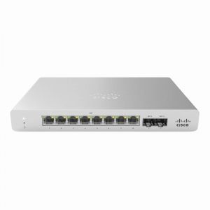 MS120-8LP-HW Cisco Meraki MS120-8LP 8 x RJ-45 Ports PoE+ 10/100/1000Base-T + 2 x SFP Uplink Layer 2 Managed Gigabit Ethernet Compact Switch
