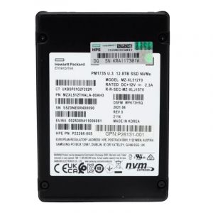 P22266-005 HPE 12.8TB PCIe 4.0 x4 NVMe TLC High Performance Mixed Use U.3 2.5-inch Solid State Drive