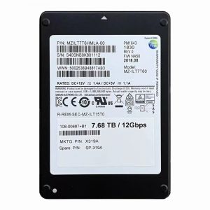 MZILT7T6HMLA-00AH3 Samsung 7.68TB SAS 12Gb/s Enterprise SSD
