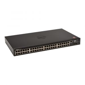 N2048 Dell 48-Ports RJ-45 1Gbps Gigabit Ethernet Layer 2 Rack-mountable Managed Switch with 2 x 10GbE SFP+ Ports