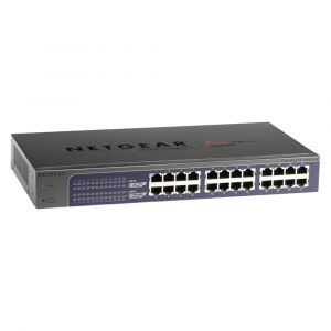 JGS524Ev2 Netgear 24-Port 10/100/1000Base-T Rack-Mount Unmanaged Gigabit Switch