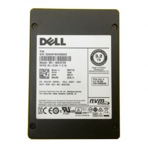 NVJ59 DELL 3.2TB Write Intensive PCIe Gen3x4 NVME U.2 2.5inch Solid State Drive