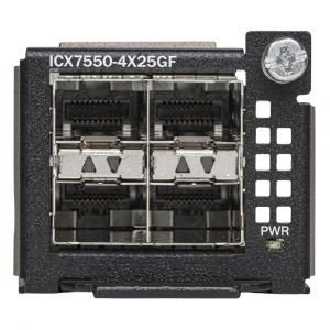 ICX7550-4X25GF Ruckus ICX7550 4-Port 1/10/25GbE SFP28 Module