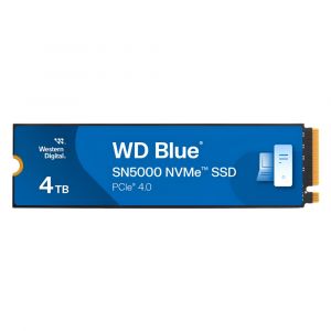 WDS400T4B0E Western Digital Blue SN5000 4TB NVMe PCIe Gen4 x4 M.2 2280 SSD