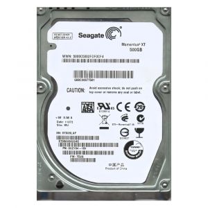 ST95005620AS Seagate Momentus XT 500GB 7.2K RPM SATA 3GB/s 32MB Cache 8GB SLC NAND SSD 2.5-inch Hybrid Hard Drive