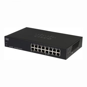 SG110-16HP Cisco Small Business 110 Series SG110-16HP 16 x Ports PoE 10/100/1000Base-T Unmanaged Gigabit Ethernet Network Switch