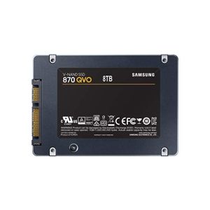 MZ-77Q8T0B Samsung 870 QVO 8TB SATA 6Gbps V-NAND 2.5-Inch Solid State Drive