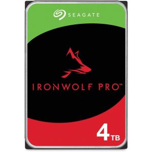 Seagate IronWolf Pro 4TB NAS 3.5 Inch SATA 6Gb/s 7200 RPM 128MB Cache Internal Hard Drive