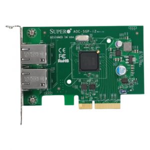 AOC-SGP-I2 Supermicro Dual 1G RJ-45 PCIe Network Card 1GBase-T