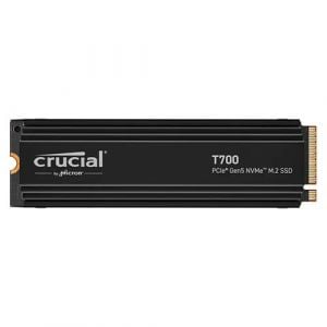 CT4000T700SSD5 Crucial 4TB TLC PCIe Gen5 NVMe M.2 2280 SSD with Heatsink