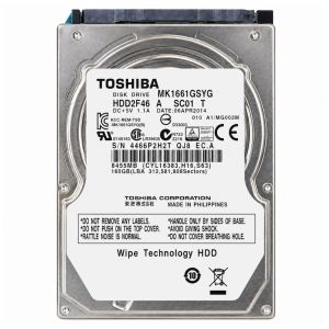 MK1661GSYG Toshiba 160GB 7200RPM SATA 3Gbps 2.5-Inch Hard Drive