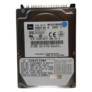 MK4018GAP Toshiba MK4018GAP 40 GB 2.5 Plug-in Module Hard Drive 4200 rpm 2 MB Buffer