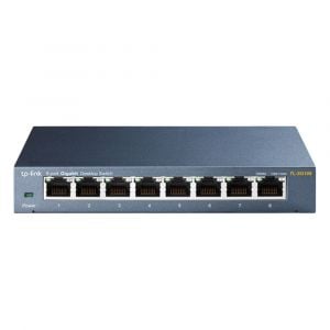 TL-SG108 TP-Link 8-Port Gigabit Ethernet Unmanaged Desktop Switch