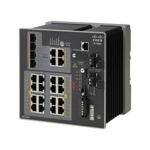 IE-4000-8GT4G-E Cisco Industrial Ethernet 4000 Series 8 x Ports 10/100/1000Base-T + 4 x Ports Combo Gigabit SFP Layer 3 Managed Gigabit Ethernet Network Switch