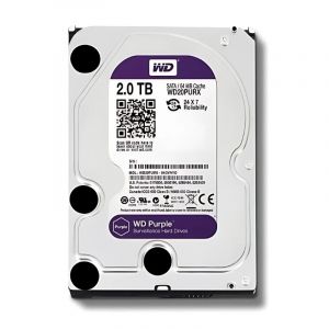 WD20PURX-64PFUY0 Western Digital Purple Surveillance 2TB 5400RPM SATA 6Gbps 64MB Cache 3.5-Inch Hard Drive