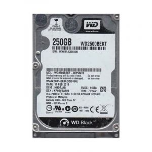 WD2500BEKT-00PVMT0 Western Digital 250GB 7.2K RPM 3Gb/s SATA 2.5" Laptop Hard Drive