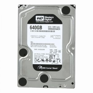 WD6402AAEX Western Digital Caviar Black 640GB 7.2K RPM 6Gb/s SATA 64MB Cache 3.5-Inch Hard Disk Drive
