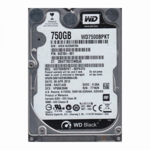 WD7500BPKT Western Digital Scorpio Black 750GB 7.2K RPM 3Gb/s SATA 16MB Cache 2.5-Inch Internal Hard Drive