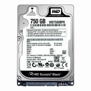 WD7500BPKX Western Digital Black 750GB 7.2K RPM SATA 6Gb/s 2.5-Inch Hard Drive