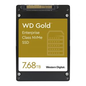 WDS768T1D0D Western Digital Gold 7.68TB PCIe 3.1 x4 NVMe U.2 7mm Enterprise Solid State Drive