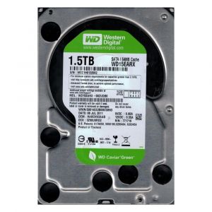 WD15EARX-00ZUDB0 WD 1.5TB 5400RPM SATA 6Gb/s 3.5-Inch HDD