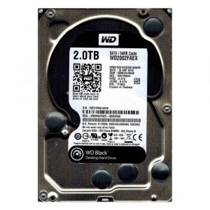 WD2002FAEX-00MJRA0 WD 2TB 7200RPM SATA 6Gb/s 3.5-Inch HDD