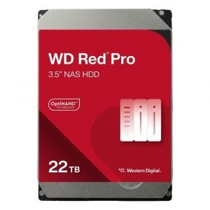 WD221KFGX Western Digital Red Pro 22TB 7.2K RPM SATA 6Gb/s 512MB Cache 3.5-Inch NAS Hard Drive