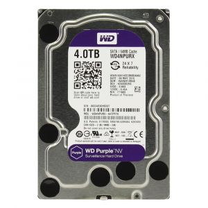 WD4NPURX Western Digital Purple Nv 4TB Intelllipower SATA 6GB/s 64MB Cache 3.5-inch Internal Surveillance Hard Drive