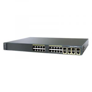 WS-C2960-24TT-L Cisco Catalyst 2960 24 10/100 +2 1000BT LAN Base Image Switch