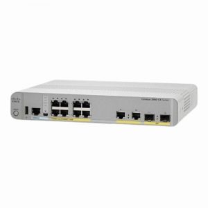 Cisco Catalyst 2960-CX Series C2960CX-8PC 8-Port PoE+ 10/100/1000Base-T + 2-Port GE RJ-45 + 2-Port SFP Layer 2 Managed Gigabit Ethernet Network Switch