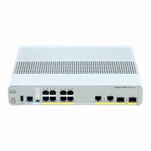 Cisco Catalyst 2960-CX Series C2960CX-8TC 8-Port 10/100/1000Base-T RJ-45 + 2-Port GE Uplink + 2-Port SFP Layer 2 Managed Rack-Mountable Gigabit Ethernet Network Switch