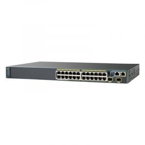 WS-C2960S-24TS-L Cisco Catalyst 24-Ports 10/100/1000Base-T RJ-45 Manageable Rack-mountable Stackable Ethernet Switch with 4x SFP LAN Base