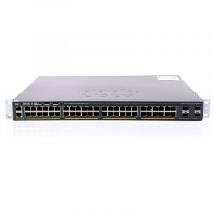WS-C2960X-48LPS-L Cisco Catalyst 2960-X Series C2960X-48LPS 48 x RJ-45 Ports PoE+ 10/100/1000Base-T + 4 x SFP Ports Layer 2 Managed 1U Rackmountable Gigabit Ethernet Network Switch
